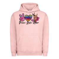 Peace Love Hair Urban Hoodie | Teevron