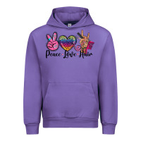Tulip peace love hair Urban Hoodie - BarkalooDesign