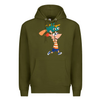 Army Green phineas and perry Premium Hoodie - tuanDangUi