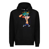 Black phineas and perry Premium Hoodie - tuanDangUi