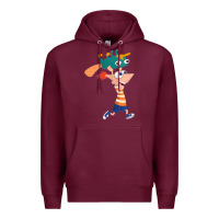 Burgundy phineas and perry Premium Hoodie - tuanDangUi