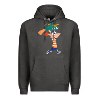 Charcoal Heather phineas and perry Premium Hoodie - tuanDangUi