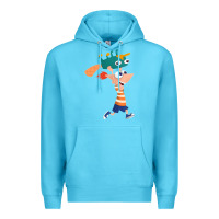 Ocean Blue phineas and perry Premium Hoodie - tuanDangUi