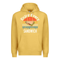 Antique Gold enjoy every sandwich   sandwich gift   sandwich lover   funny gift ide Premium Hoodie - tuanDangUi