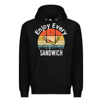Black enjoy every sandwich   sandwich gift   sandwich lover   funny gift ide Premium Hoodie - tuanDangUi
