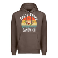 Coffee enjoy every sandwich   sandwich gift   sandwich lover   funny gift ide Premium Hoodie - tuanDangUi