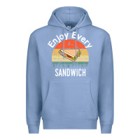 Colony Blue enjoy every sandwich   sandwich gift   sandwich lover   funny gift ide Premium Hoodie - tuanDangUi