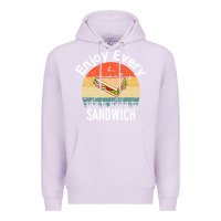 Lilac enjoy every sandwich   sandwich gift   sandwich lover   funny gift ide Premium Hoodie - tuanDangUi