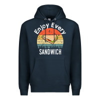 Navy enjoy every sandwich   sandwich gift   sandwich lover   funny gift ide Premium Hoodie - tuanDangUi