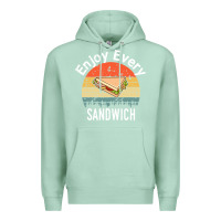 Seafoam enjoy every sandwich   sandwich gift   sandwich lover   funny gift ide Premium Hoodie - tuanDangUi