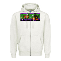 Oatmeal Heather halloween mini 15 oz mug Zipper Hoodie - BundleAndBundleShop