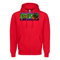 Red halloween mini 15 oz mug Zipper Hoodie - BundleAndBundleShop