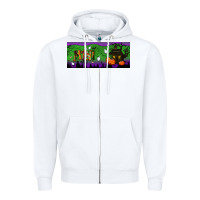 White halloween mini 15 oz mug Zipper Hoodie - BundleAndBundleShop