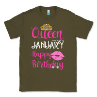Army Green Queen Was Born İn January Happy Birthday Classic Tee - Bettercallsaul