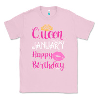 Bubblegum Pink Queen Was Born İn January Happy Birthday Classic Tee - Bettercallsaul