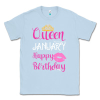 Dusty Blue Queen Was Born İn January Happy Birthday Classic Tee - Bettercallsaul