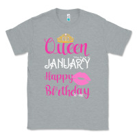 Heather Grey Queen Was Born İn January Happy Birthday Classic Tee - Bettercallsaul