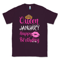 Plum Queen Was Born İn January Happy Birthday Classic Tee - Bettercallsaul