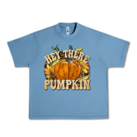 Pebble Blue Hey There Pumpkin Urban Heavy Tee - texasbilliewilder