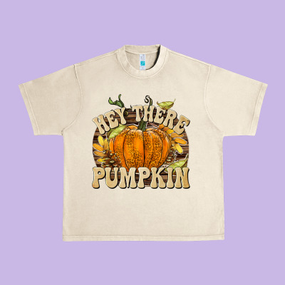 Hey There Pumpkin Urban Heavy Tee Designed By Texasbilliewilder
