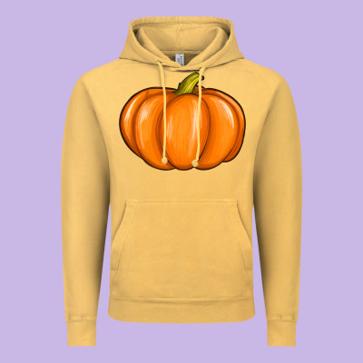 Pumpkin Vintage Hoodie Designed By Texasbilliewilder