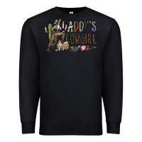 Black daddy's girl Premium Sweatshirt - SublimationCraftShop