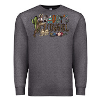 Charcoal Heather daddy's girl Premium Sweatshirt - SublimationCraftShop
