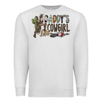 Oatmeal Heather daddy's girl Premium Sweatshirt - SublimationCraftShop