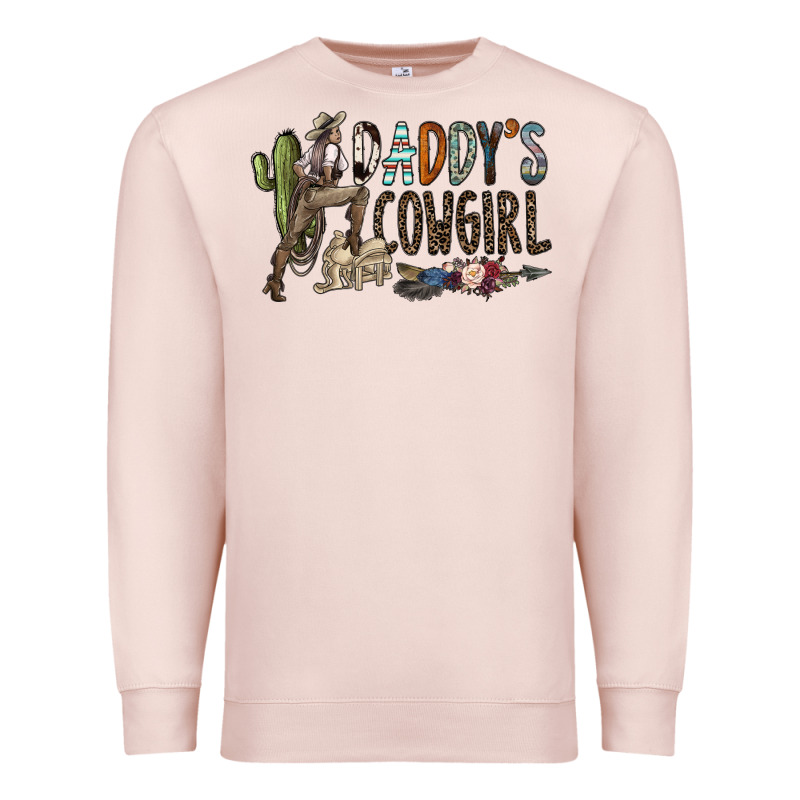 Daddy's Girl Premium Sweatshirt by SublimationCraftShop | Teevron