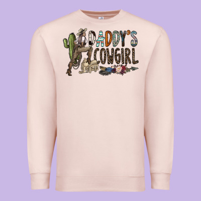 Daddy's Girl Premium Sweatshirt Designed By Sublimationcraftshop