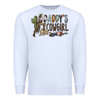 White daddy's girl Premium Sweatshirt - SublimationCraftShop