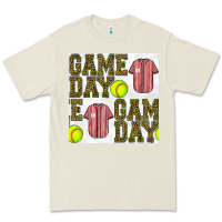 Bone softball uniform game day seamless pattern Premium Tee - BundleAndBundleShop