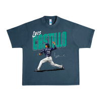 Midnight Navy luis castillo seattle baseball Urban Heavy Tee - tuanDangUi