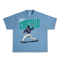 Pebble Blue luis castillo seattle baseball Urban Heavy Tee - tuanDangUi