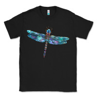 Black Blue Dragonfly Classic Tee - LillyAllenDesigns
