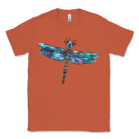 Copper Blue Dragonfly Classic Tee - LillyAllenDesigns