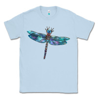 Dusty Blue Blue Dragonfly Classic Tee - LillyAllenDesigns