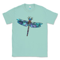 Seafoam Blue Dragonfly Classic Tee - LillyAllenDesigns