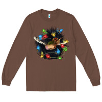Chestnut christmas black angus gnome Long Sleeve Tee - CowGirlArtShop