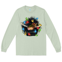 Matcha christmas black angus gnome Long Sleeve Tee - CowGirlArtShop