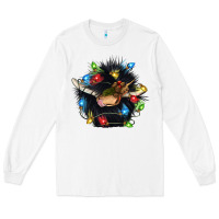 White christmas black angus gnome Long Sleeve Tee - CowGirlArtShop
