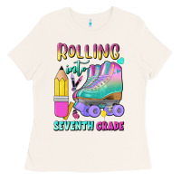 Bone rolling into seventh grade Ladies Tee - BundleAndBundleShop