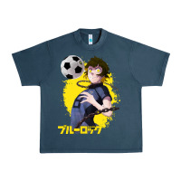 Midnight Navy blue lock meguru bachira 1 Urban Heavy Tee - tuanDangUi