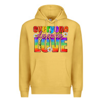 Antique Gold Everyone Deserves Love Pride Lgbtq Premium Hoodie - BundleAndBundleShop