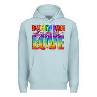 Blue Mist Everyone Deserves Love Pride Lgbtq Premium Hoodie - BundleAndBundleShop