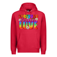 Cardinal Everyone Deserves Love Pride Lgbtq Premium Hoodie - BundleAndBundleShop