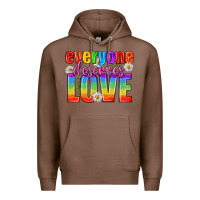 Chestnut Everyone Deserves Love Pride Lgbtq Premium Hoodie - BundleAndBundleShop