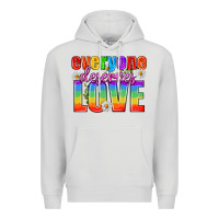 Dove Grey Everyone Deserves Love Pride Lgbtq Premium Hoodie - BundleAndBundleShop