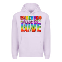 Lilac Everyone Deserves Love Pride Lgbtq Premium Hoodie - BundleAndBundleShop
