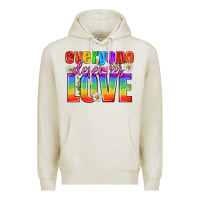 Oatmeal Heather Everyone Deserves Love Pride Lgbtq Premium Hoodie - BundleAndBundleShop